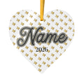 Customizable Texas Star 2026 Acrylic Christmas Ornament