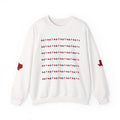 Texas Bluebonnet Christmas Sweater | Classic Christmas Texas BlueBonnet & Santa Clause Pattern Sweatshirt